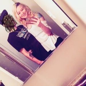 Charlotte Russe No Shoulder Blouse